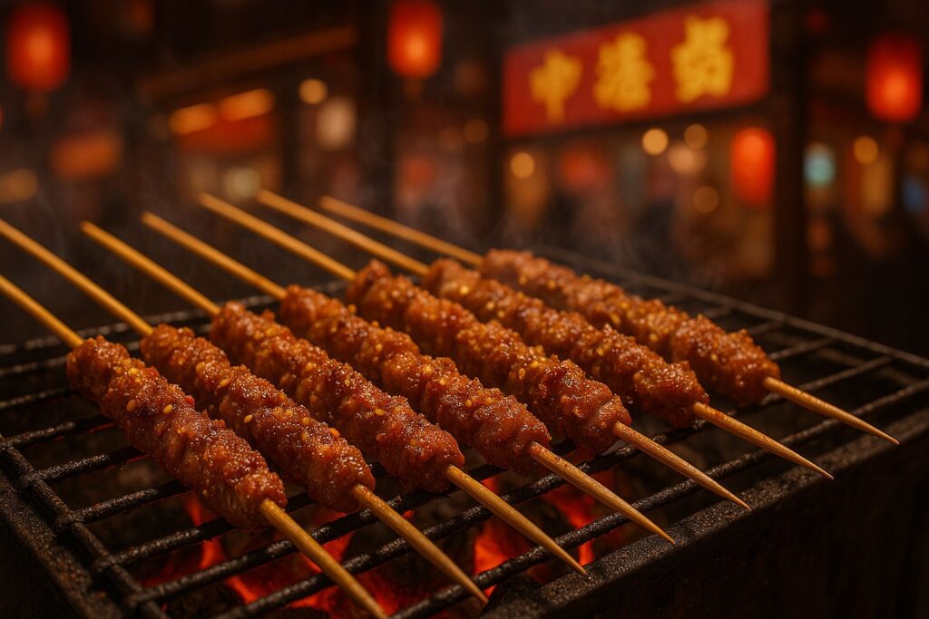 Receita de Chuanr (Espetinhos de Carne Chineses)