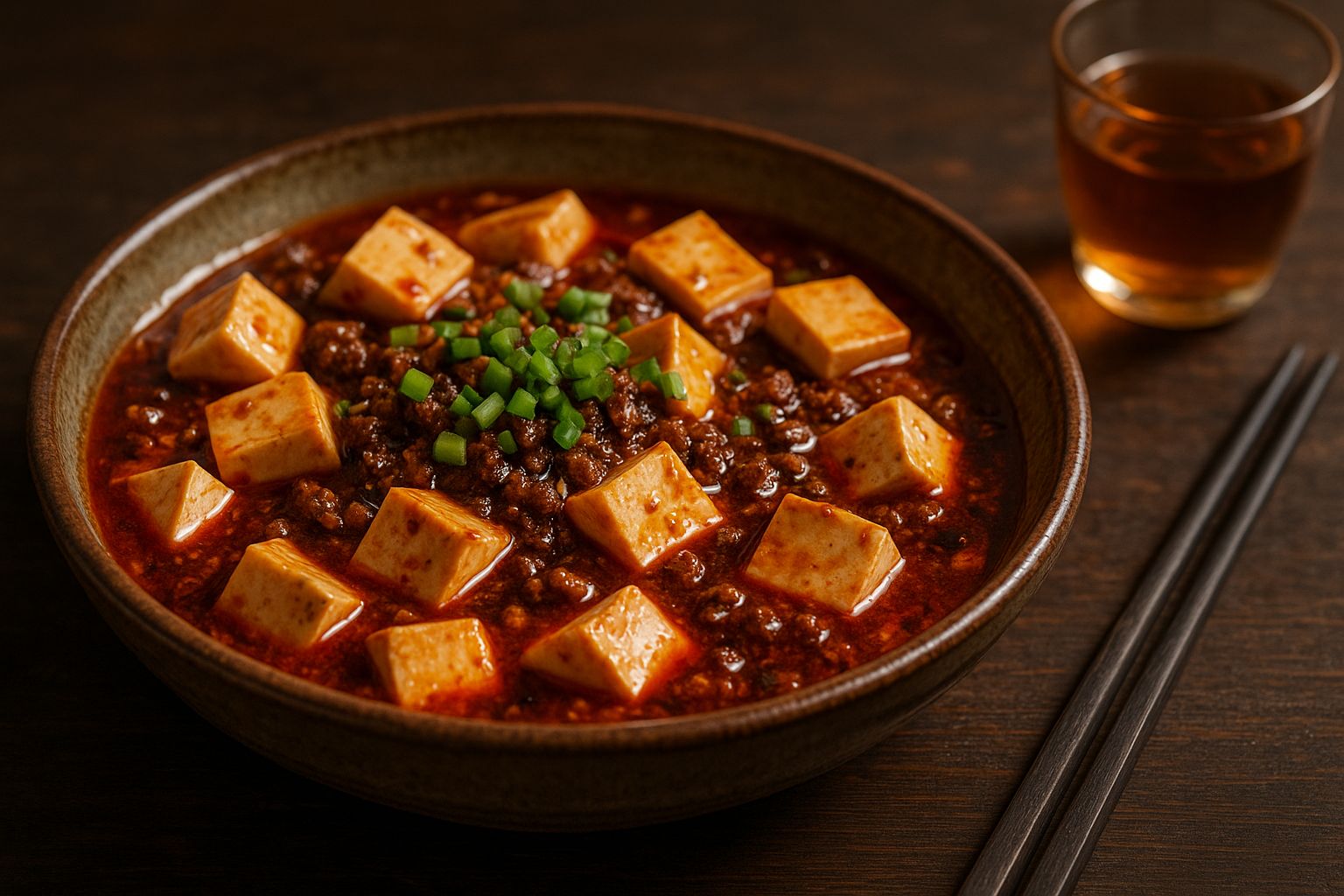 receita chinesa Mapo Tofu